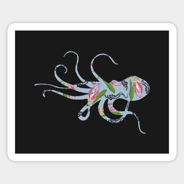 Pink Octopus Magnet by yasminrose